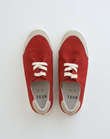 TOUN three TOU-011 Red 奈良生まれのスニーカー メンズ レディース