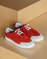 TOUN three TOU-011 Red 奈良生まれのスニーカー メンズ レディース