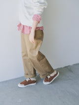 TOUN three TOU-001 Brown 奈良生まれのスニーカー メンズ レディース